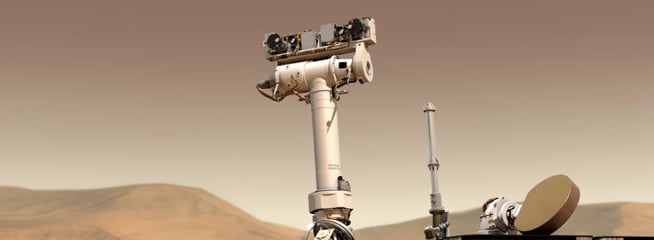 image of the curiosity mars rover