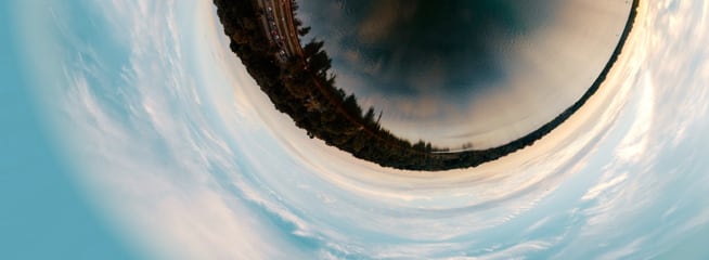 image of a fisheye effect